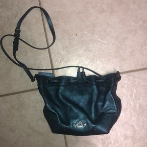 Teal Blue Coach small purse